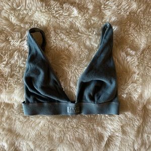 SKIMS Cotton Plunge Bralette
